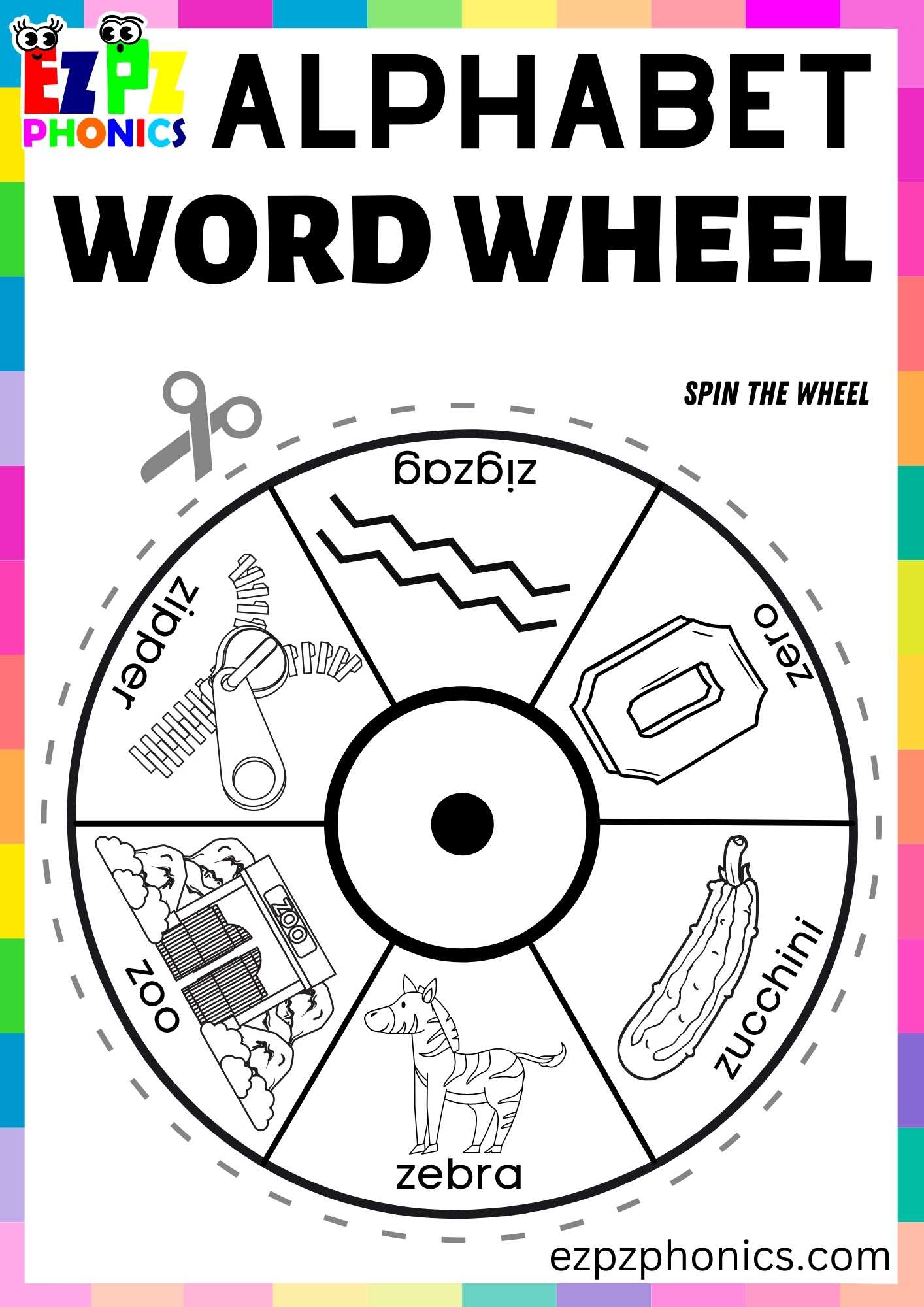 Zoo Phonics Coloring Pages [2025]
